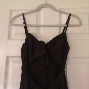 Reformation tie front dress